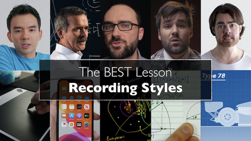 The BEST Lesson Recording Styles (9 Styles with Examples)